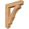 Ekena Millwork Balboa Arts & Crafts Smooth Bracket, Western Red Cedar, 5 1/2"W x 32"D x 36"H BKT06X32X36BOA03SWR - alternate 1